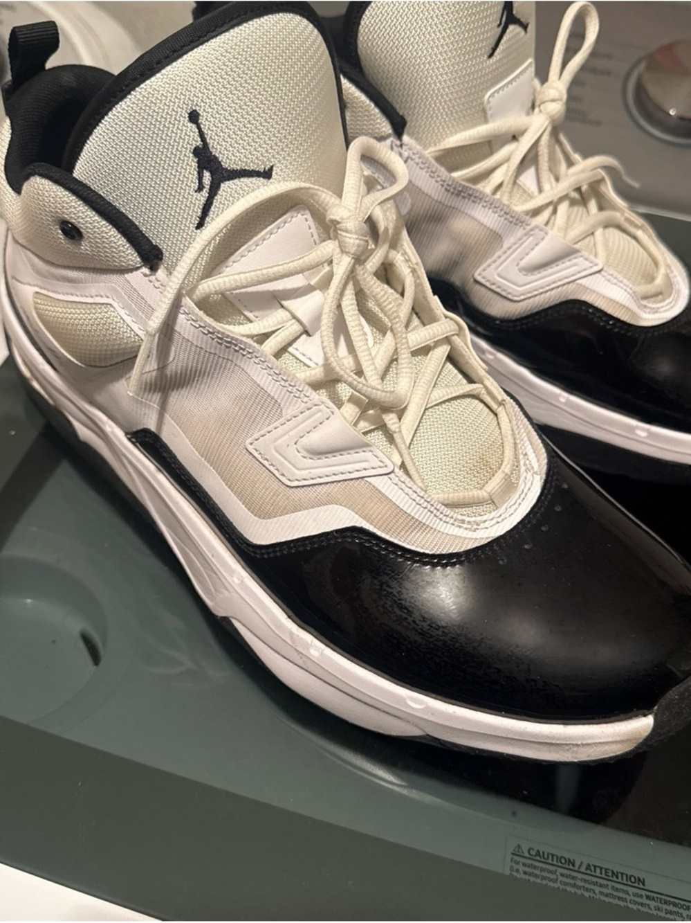 Nike Jordan Men’s Black / White High-Top Sneakers